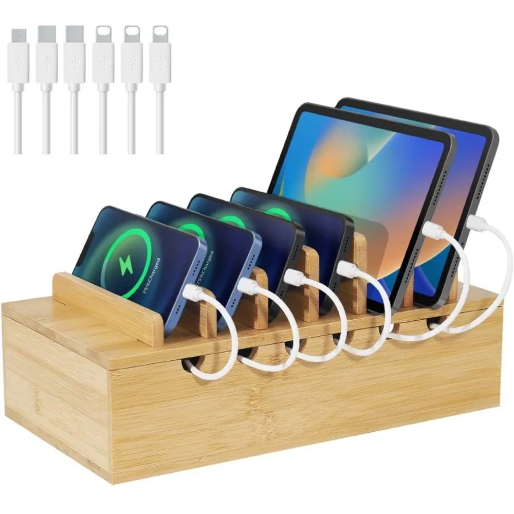 Bamboo charging station
